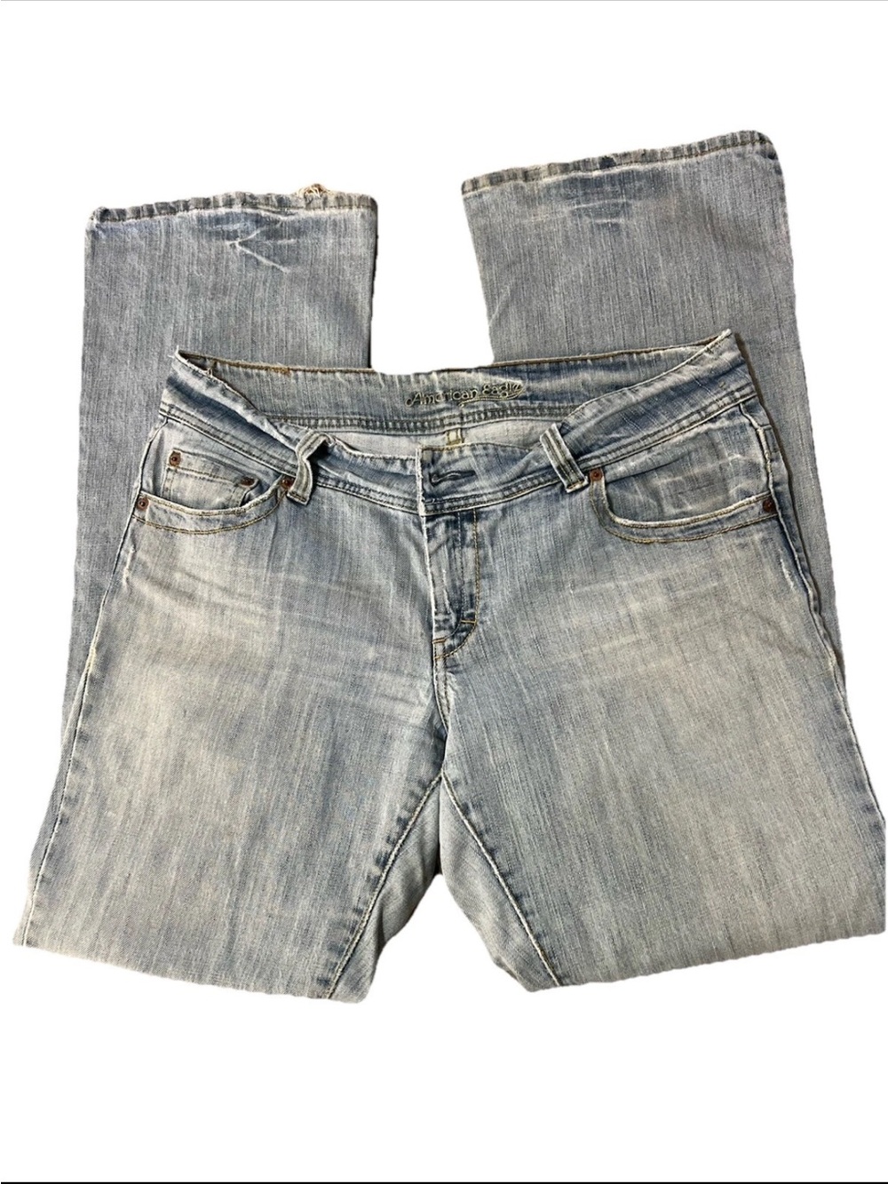American Eagle Outfitters Bootcut Jeans Womens 14 Long Cowgirl Chic Western